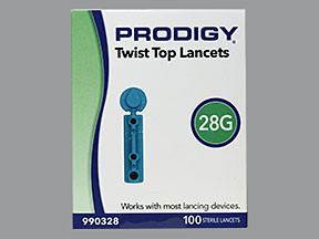 PRODIGY TWIST TOP 28G LANCET