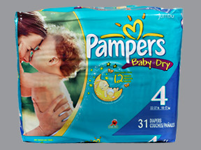 PAMPERS BABY-DRY SIZE 4