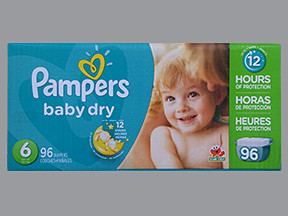 PAMPERS BABY-DRY SIZE 6