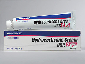 HYDROCORTISONE 2.5% CREAM