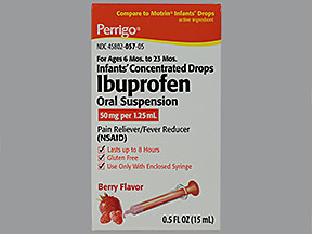 INFANT IBUPROFEN 50 MG/1.25 ML