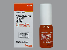 NITROGLYCERIN LINGUAL 0.4 MG