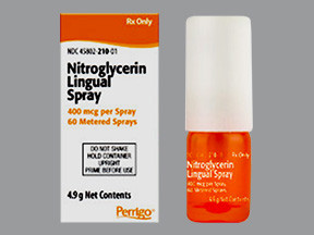 NITROGLYCERIN LINGUAL 0.4 MG