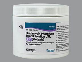 CLINDAMYCIN PHOS 1% PLEDGET