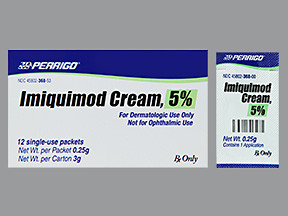 IMIQUIMOD 5% CREAM PACKET