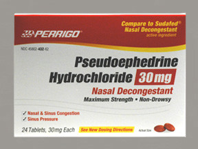 PSEUDOEPHEDRINE 30 MG TABLET