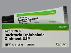 BACITRACIN 500 UNIT/GM OPHTHALMIC OINTMENT