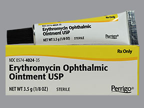 ERYTHROMYCIN 0.5% EYE OINTMENT