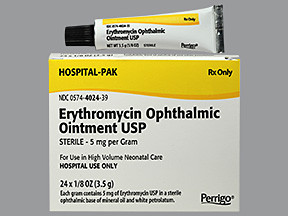 ERYTHROMYCIN 0.5% EYE OINTMENT