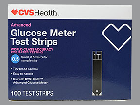 CVS ADVANCED GLUCOSE TEST STR