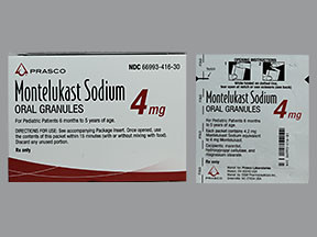 MONTELUKAST SOD 4 MG GRANULES