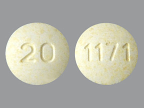 OLANZAPINE 20 MG TABLET