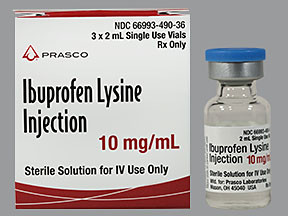 IBUPROFEN LYSINE 20 MG/2 ML VL