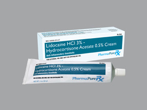 LIDOCAINE-HC 3-0.5% CREAM