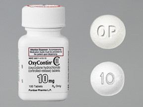 OXYCONTIN 10 MG TABLET