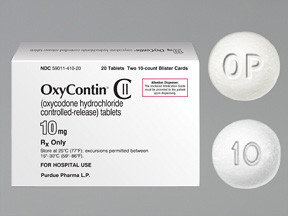 OXYCONTIN 10 MG TABLET