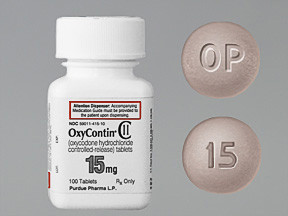 OXYCONTIN 15 MG TABLET