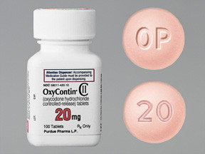 OXYCONTIN 20 MG TABLET