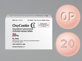 OXYCONTIN 20 MG TABLET