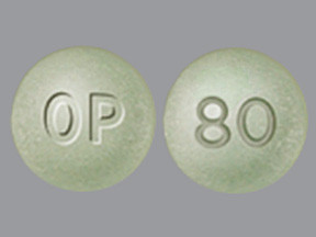 OXYCODONE HCL ER 80 MG TABLET