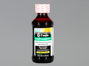 Q-TUSSIN 100 MG/5 ML SOLUTION