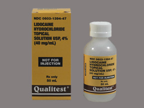 LIDOCAINE HCL 4% SOLUTION