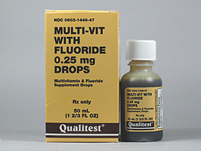 MULTIVIT-FLUOR 0.25 MG/ML DROP