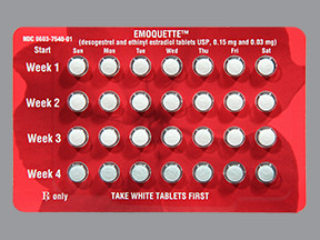 EMOQUETTE 28 DAY TABLET