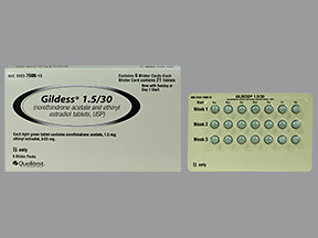 GILDESS 1.5 MG-30 MCG TABLET