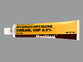 HYDROCORTISONE 2.5% CREAM