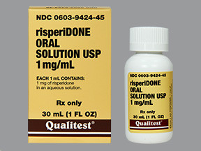 RISPERIDONE 1 MG/ML SOLUTION