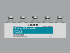 L-CYSTEINE 50 MG/ML VIAL