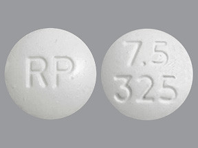 OXYCODONE-ACETAMINOPHEN 7.5-325 MG TABLET