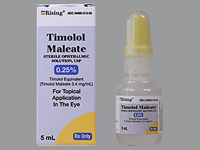 TIMOLOL MALEATE 0.25% EYE DROP