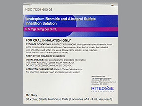 IPRATROPIUM-ALBUTEROL 0.5-3(2.5) MG/3 ML