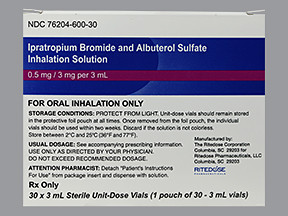 IPRATROPIUM-ALBUTEROL 0.5-3(2.5) MG/3 ML