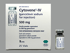 CYTOVENE 500 MG VIAL