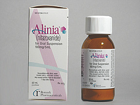 ALINIA 100 MG/5 ML SUSPENSION