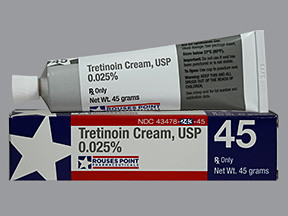 TRETINOIN 0.025% CREAM