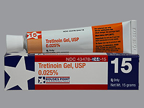 TRETINOIN 0.025% GEL