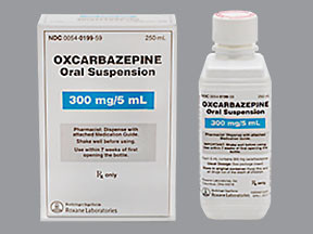 OXCARBAZEPINE 300 MG/5 ML SUSP