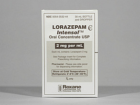 LORAZEPAM INTENSOL 2 MG/ML