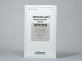 MIDAZOLAM HCL 2 MG/ML SYRUP