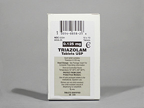 TRIAZOLAM 0.125 MG TABLET