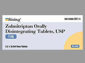 ZOLMITRIPTAN 5 MG ODT