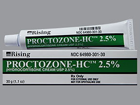 PROCTOZONE-HC 2.5% CREAM