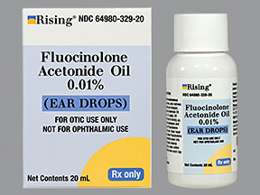 FLUOCINOLONE OIL 0.01% EAR DRP