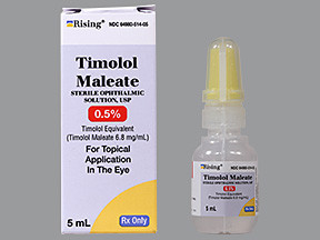 TIMOLOL MALEATE 0.5% EYE DROPS