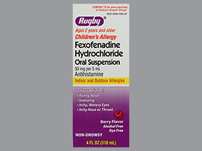 FEXOFENADINE HCL 30 MG/5 ML