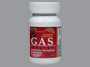 GAS RELIEF 125 MG CHEW TABLET